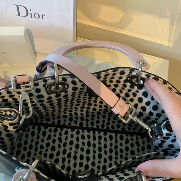 Diorissimo Tote Bag Python and Bullcalf Leather - Picture 8 of 12